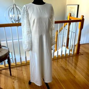 Ralph Lauren White A-Line Dress